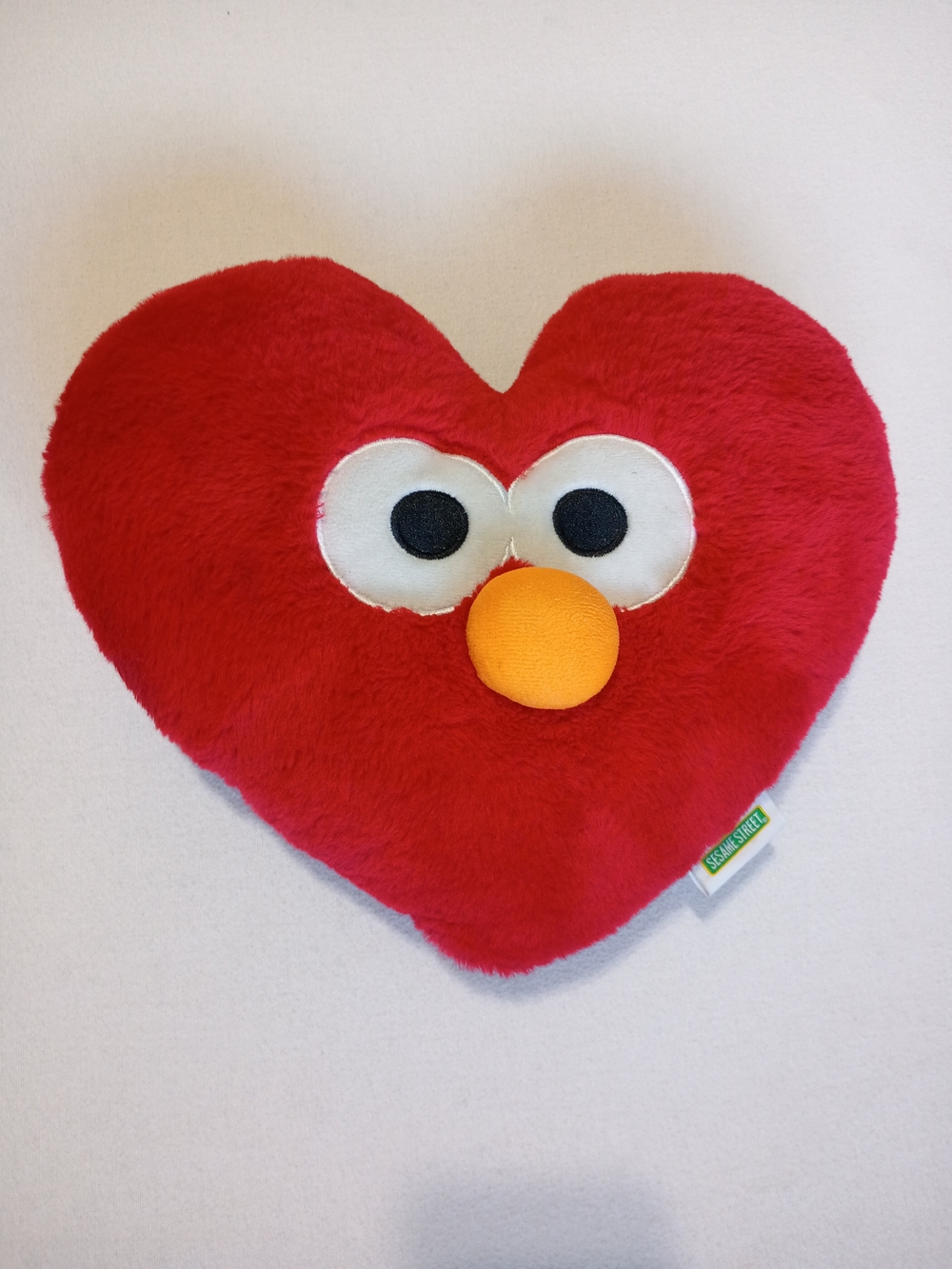 Sesame Street Elmo 12" Heart-Shaped Plush Pillow Holiday Valentine Elmocore - Picture 1 of 5